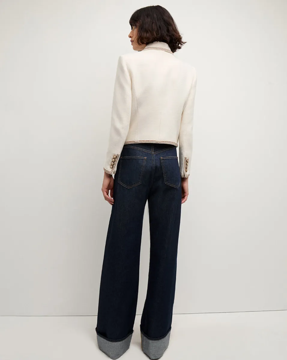 Makayla Cropped Jacket in>Veronica Beard New