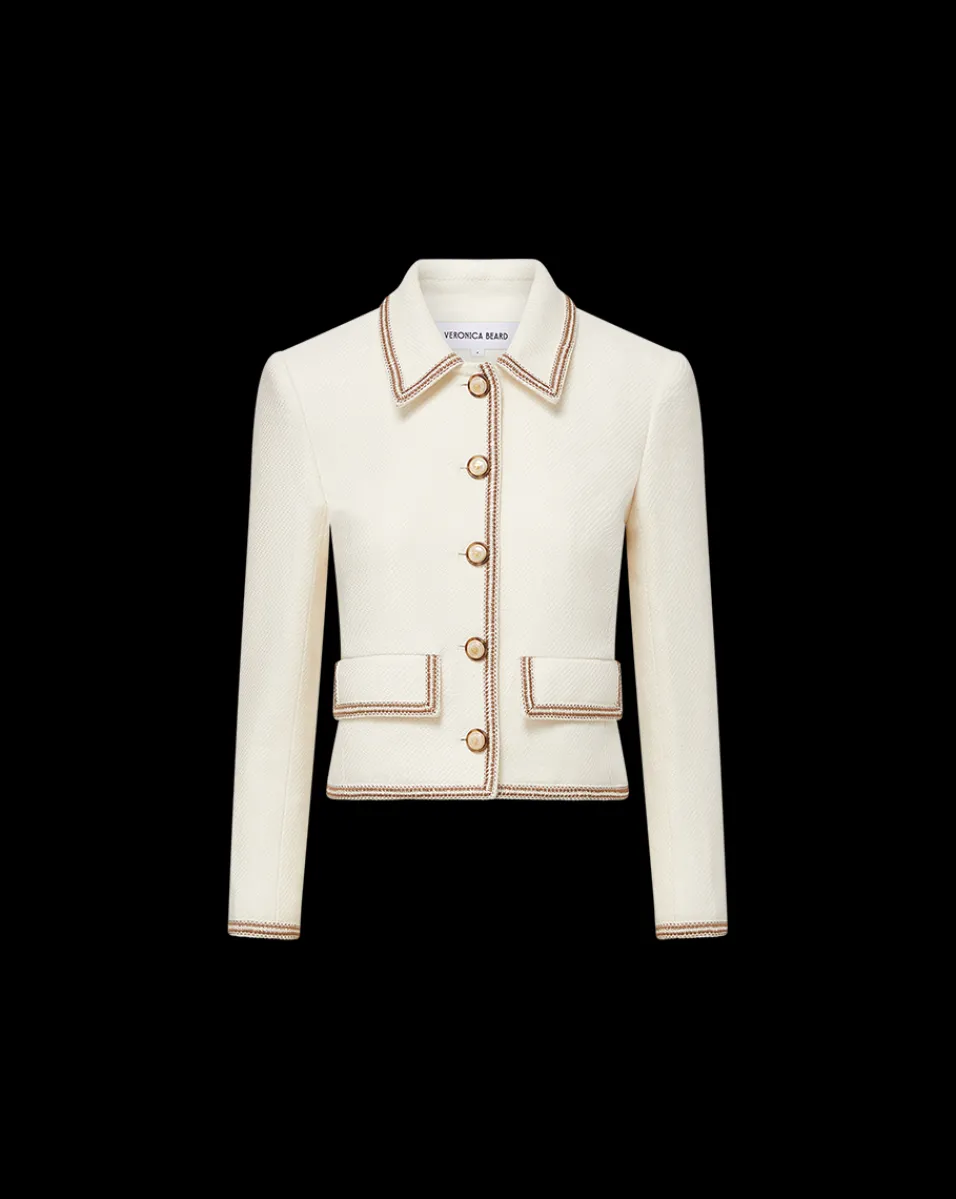 Makayla Cropped Jacket in>Veronica Beard New