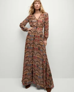 Makenzie Dress in Dark Chocolate><noscript><img width=