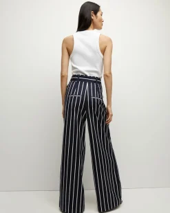 Maliyah Striped Wide-Leg Pant in><noscript><img width=