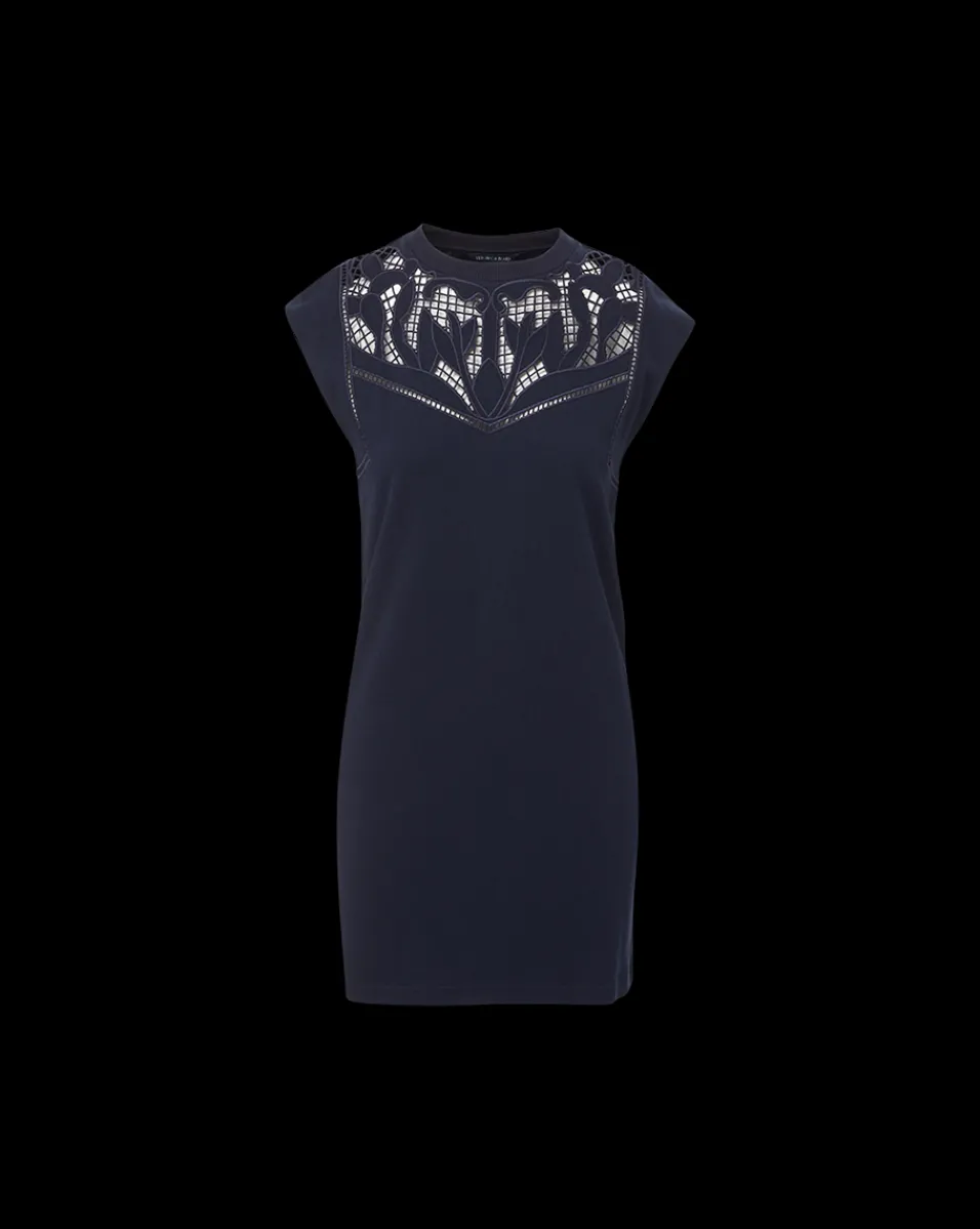 Malta Cotton T-Shirt Dress in>Veronica Beard Hot