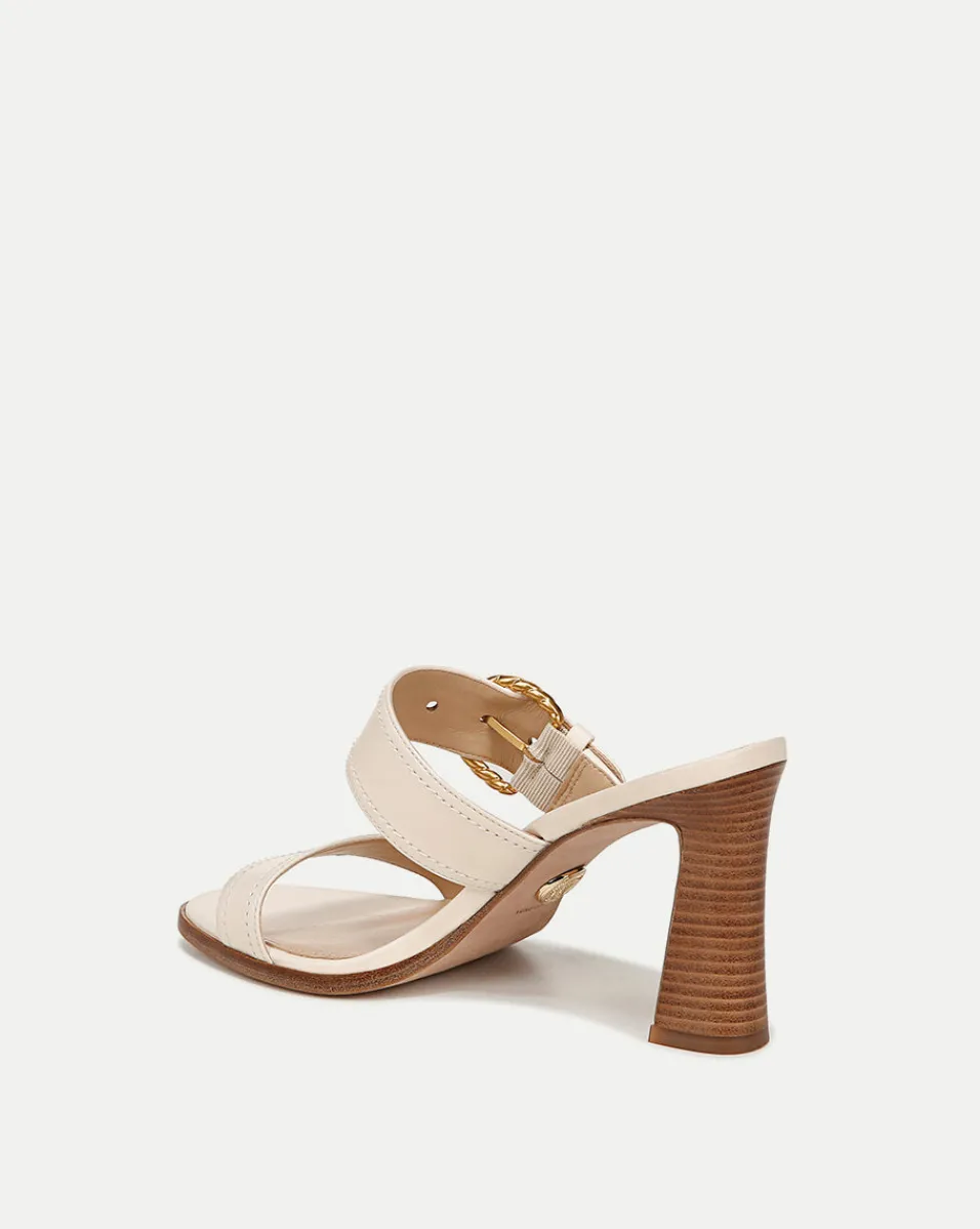 Margaux Leather Buckle Sandle|>Veronica Beard Discount