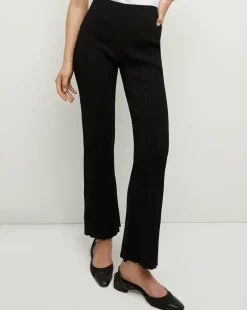 Massaro Rib-Knit Pant in>Veronica Beard Clearance
