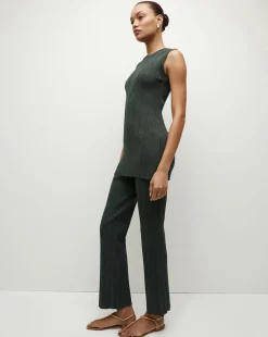 Massaro Rib-Knit Skinny-Flare Pant><noscript><img width=