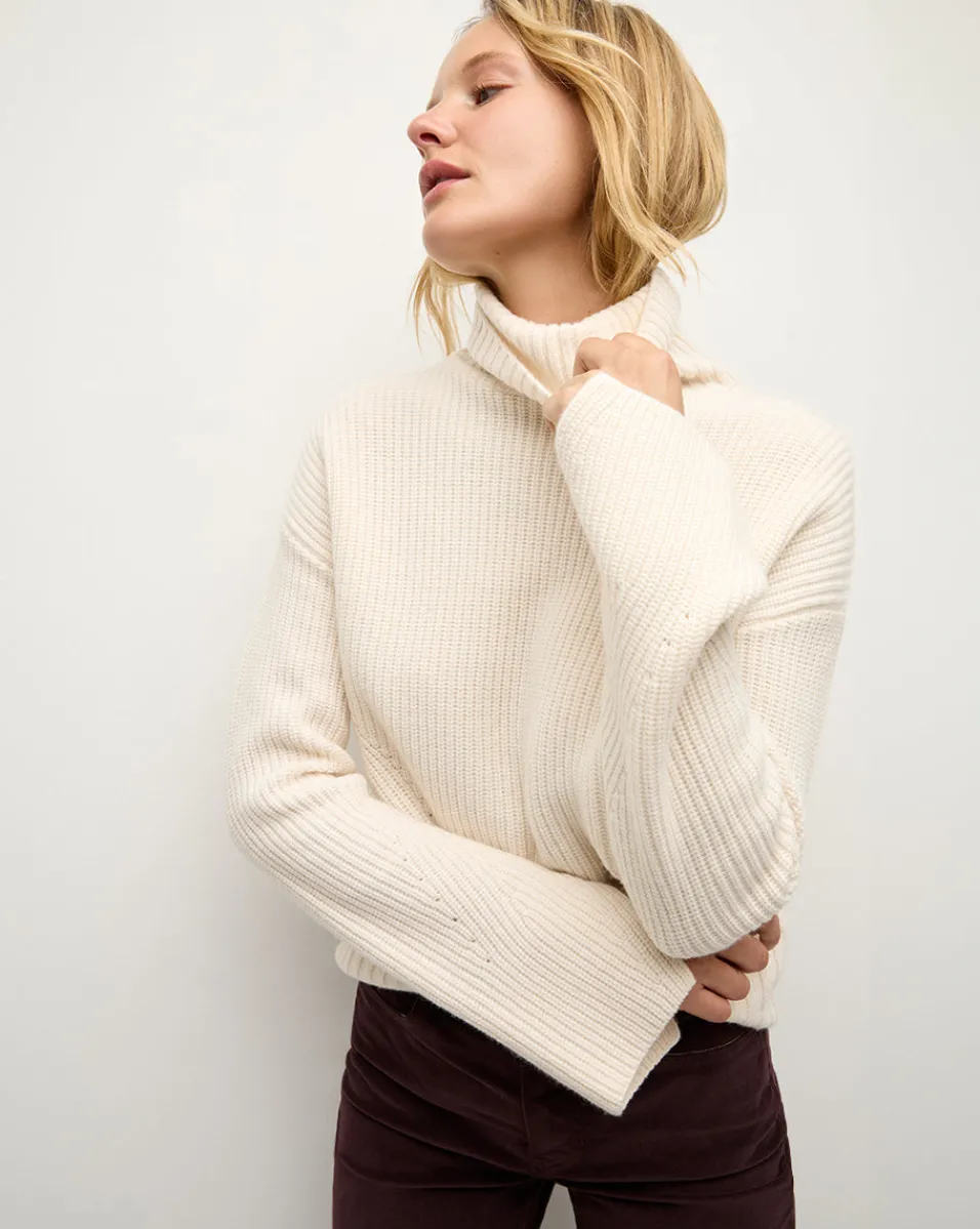 Matilda Merino Cashmere Turtleneck in>Veronica Beard New