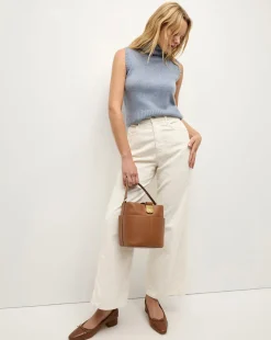 Mazzy Cashmere Turtleneck in Smoke Blue><noscript><img width=