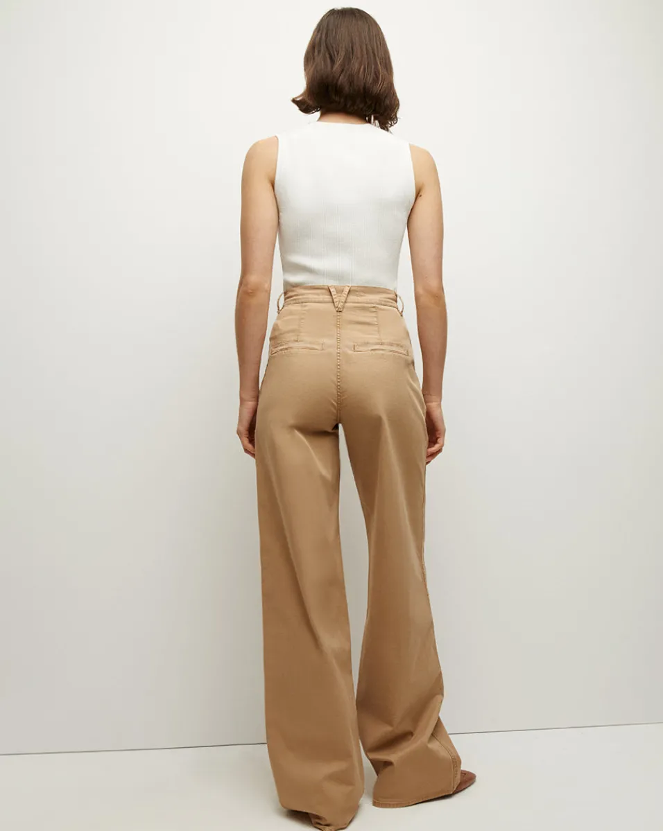 Mia Wide-Leg Pleated Pant in>Veronica Beard New