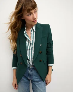 Miller Dickey Jacket in Dark Green>Veronica Beard