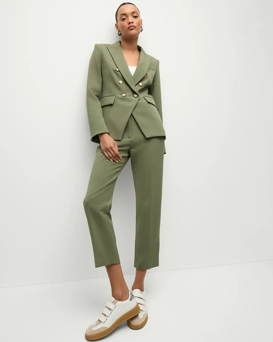 Miller Dickey Jacket in Stone Army>Veronica Beard Online