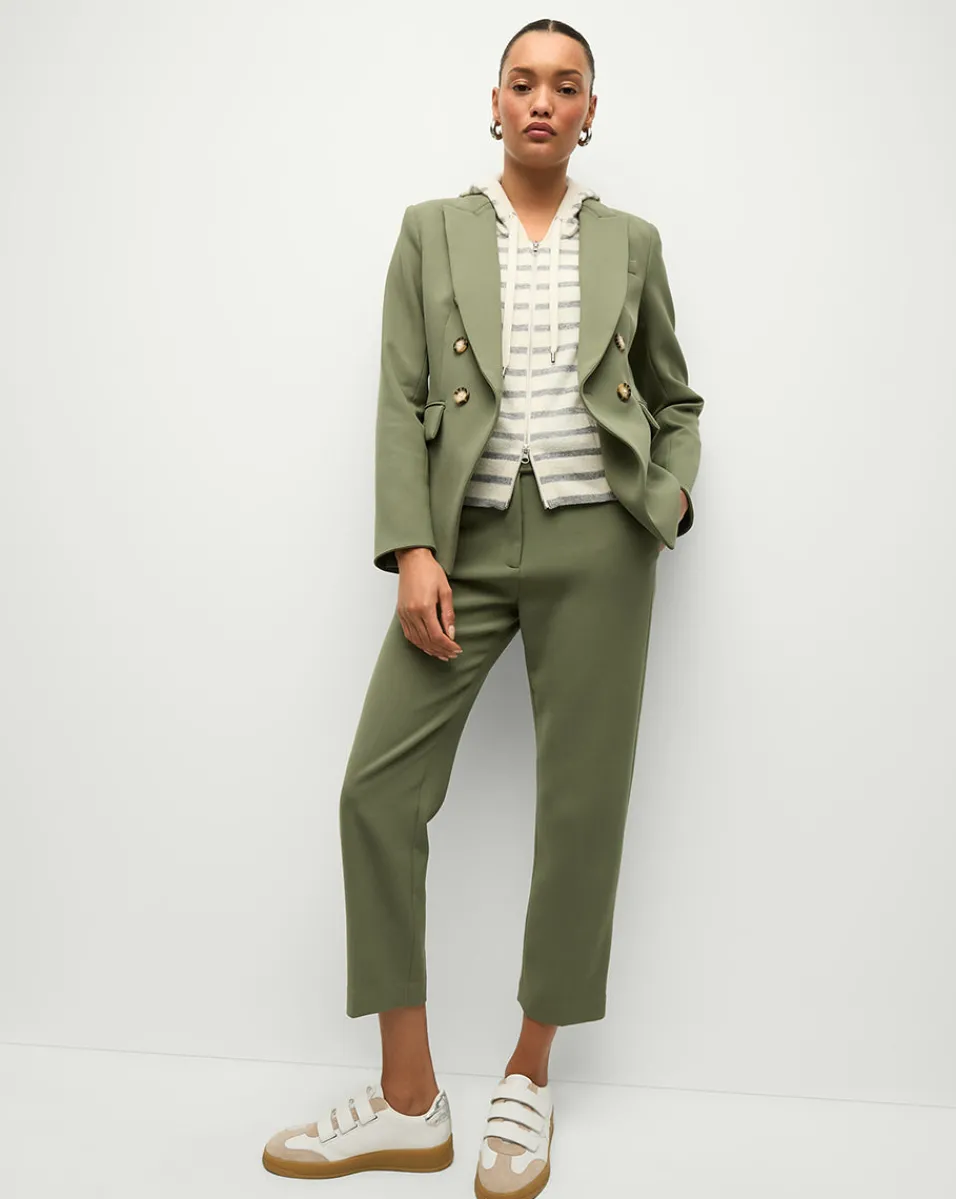 Miller Dickey Jacket in Stone Army>Veronica Beard Online