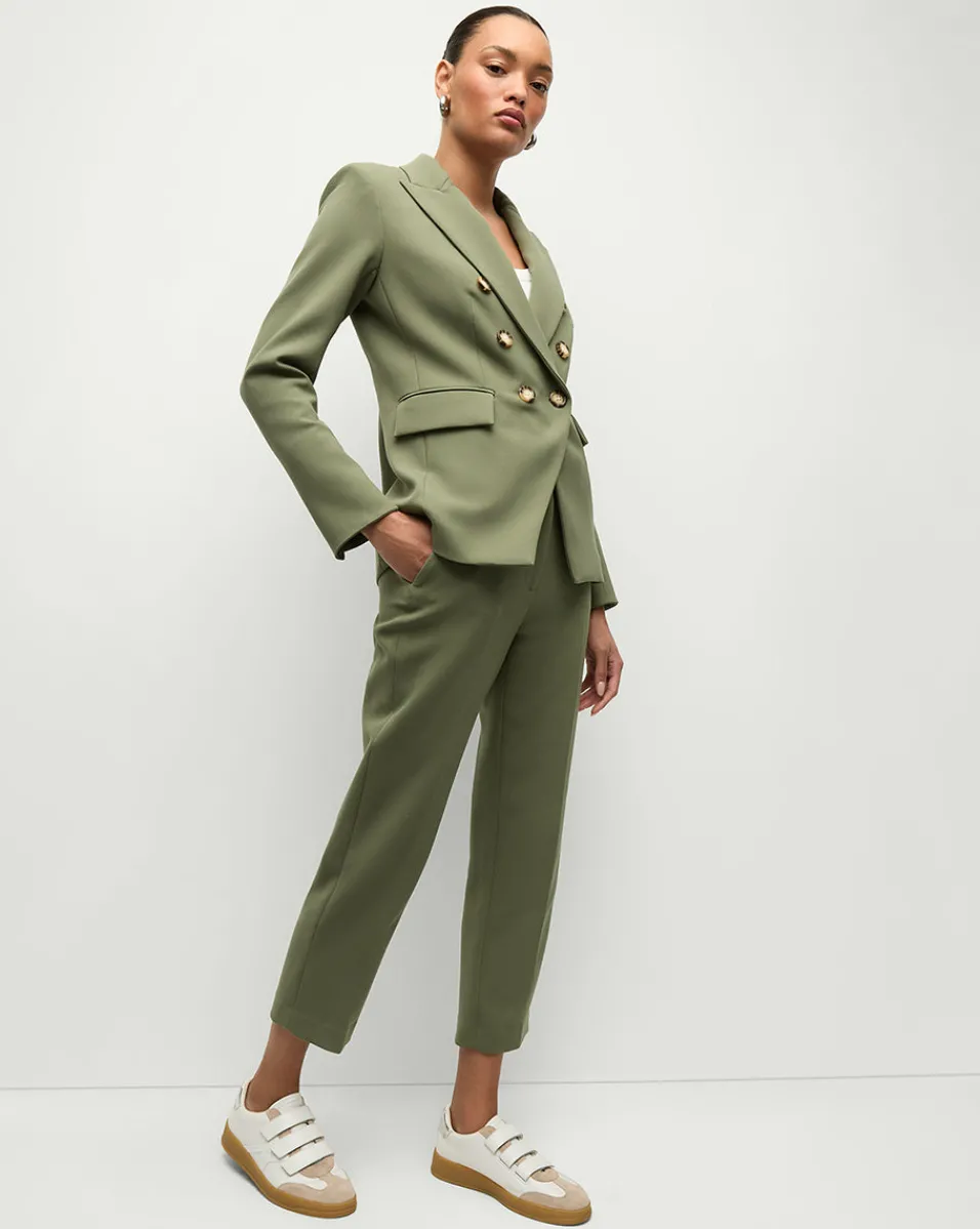 Miller Dickey Jacket in Stone Army>Veronica Beard Online