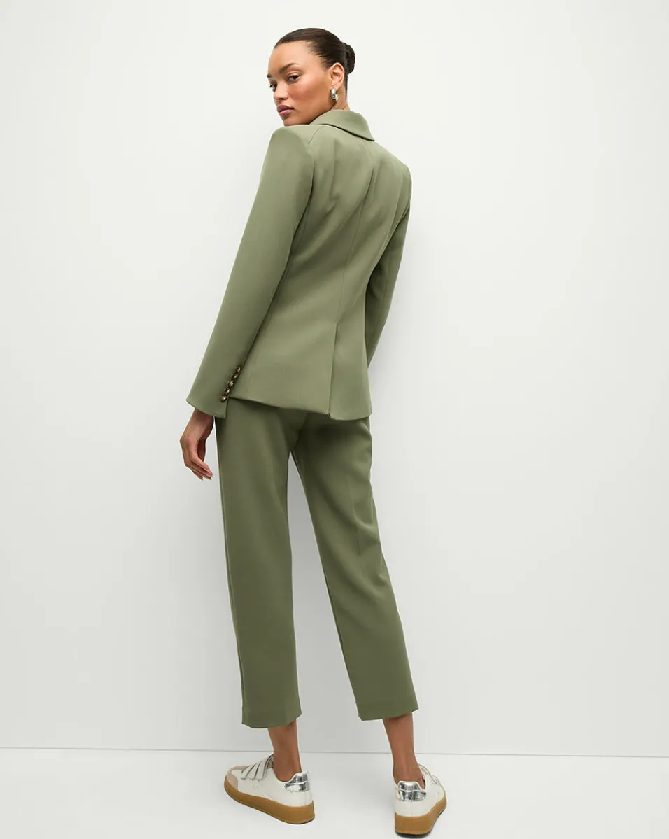 Miller Dickey Jacket in Stone Army>Veronica Beard Online