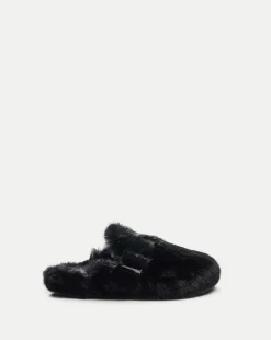 Mink Clog Slippers in><noscript><img width=
