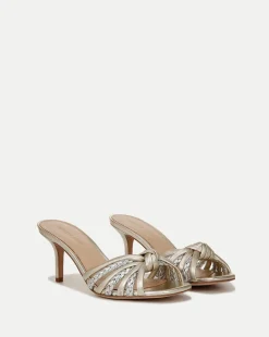 Misa Knot-Front Heel Sandals>Veronica Beard Clearance