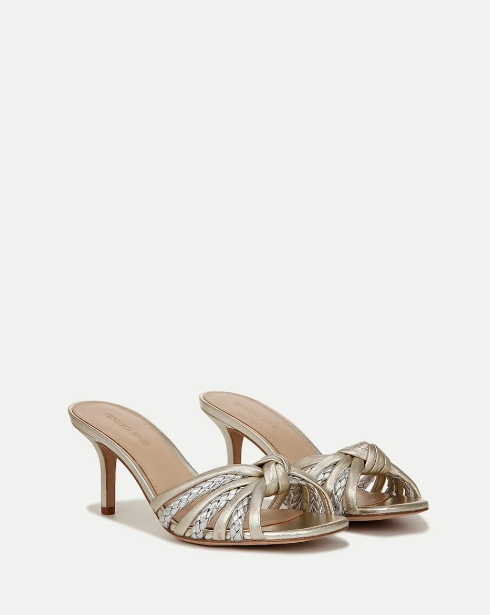 Misa Knot-Front Heel Sandals>Veronica Beard Clearance