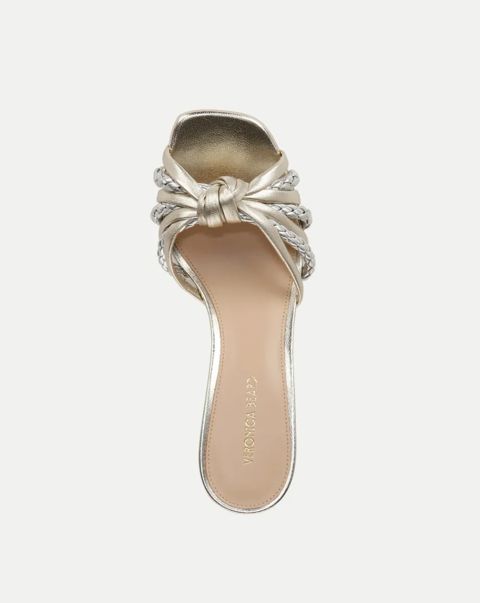 Misa Knot-Front Heel Sandals>Veronica Beard Clearance