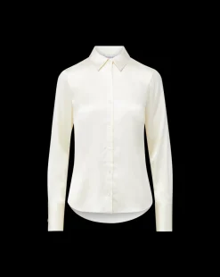 Monique Silk Button-Down Shirt in><noscript><img width=