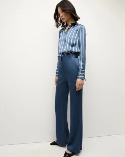 Monique Top in Blue Stone/Off-White><noscript><img width=