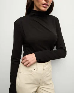 Mylie Turtleneck Top in>Veronica Beard New