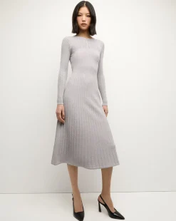 Nami Midi Sweater Dress in>Veronica Beard Outlet