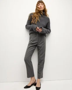 Netta Pant in Heather Grey>Veronica Beard Best
