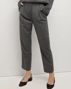 Netta Pant in Heather Grey>Veronica Beard Best