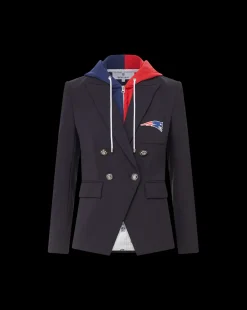 New England Patriots Dickey Jacket in Navy/Silver><noscript><img width=