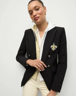 New Orleans Saints Dickey Jacket in Black/Gold>Veronica Beard Best