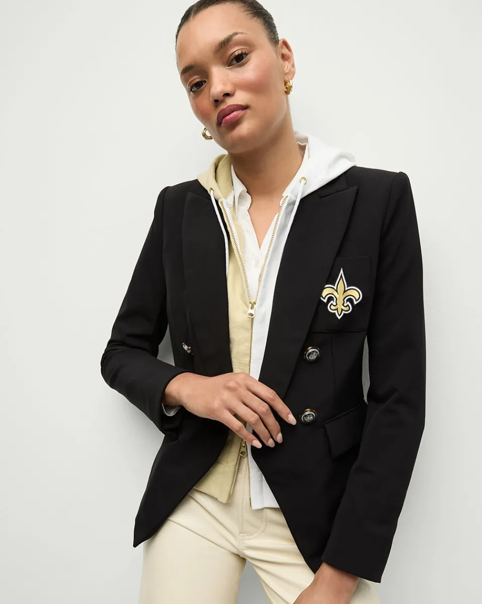 New Orleans Saints Dickey Jacket in Black/Gold>Veronica Beard Best
