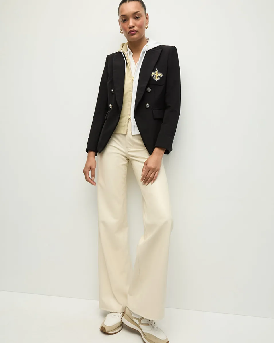New Orleans Saints Dickey Jacket in Black/Gold>Veronica Beard Best