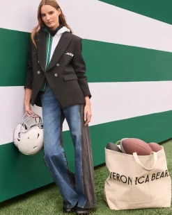 New York Jets Dickey Jacket in Black/Silver><noscript><img width=