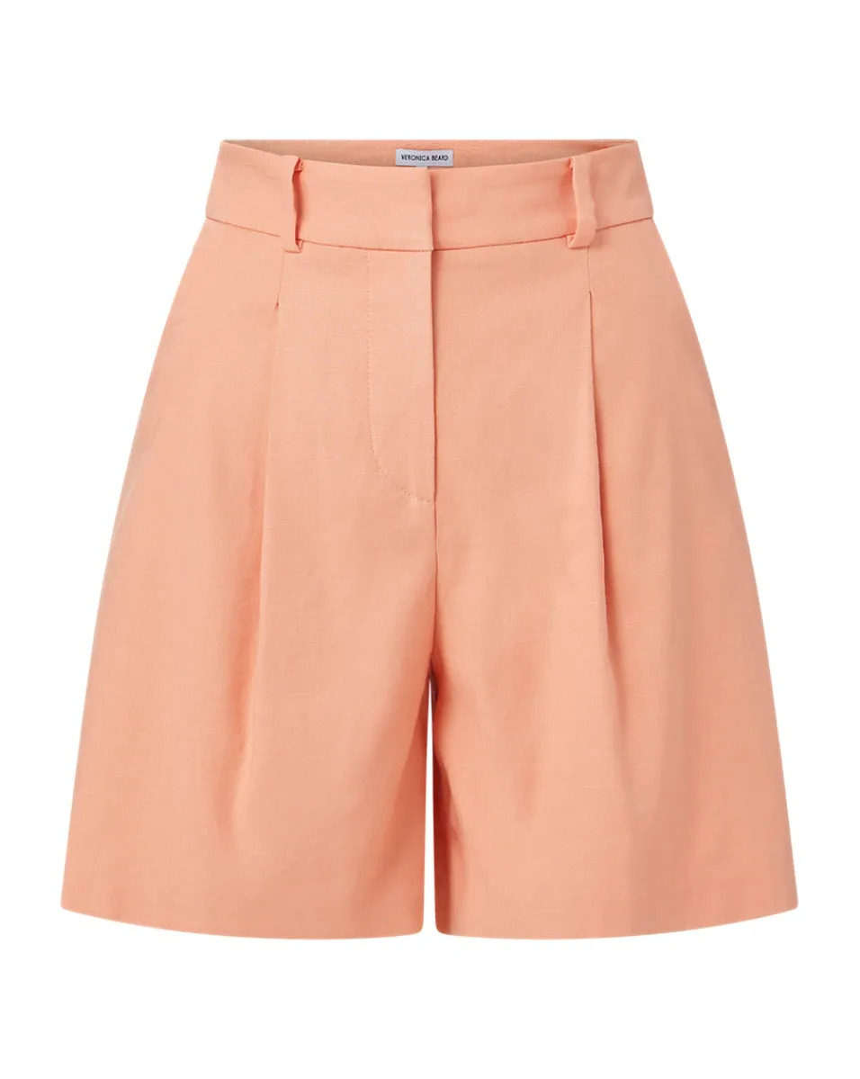 Noemi High-Waisted Linen Short>Veronica Beard Hot