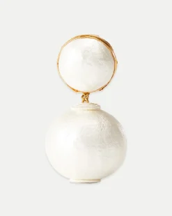 Pearl 2 Drop Earring | Clip Backing in><noscript><img width=