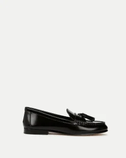 Penny Leather Tassel Loafer in>Veronica Beard Sale