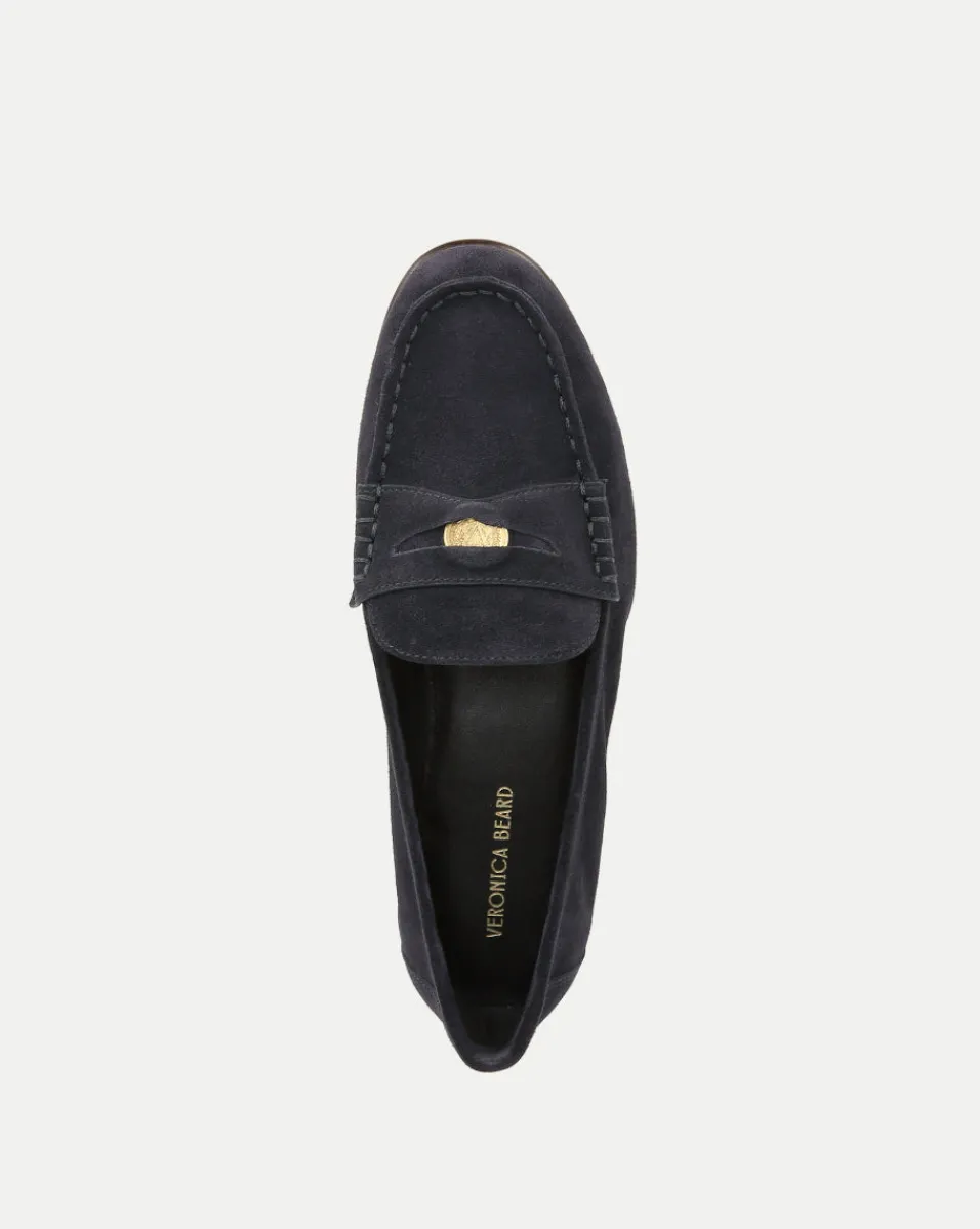 Penny Suede Loafer>Veronica Beard