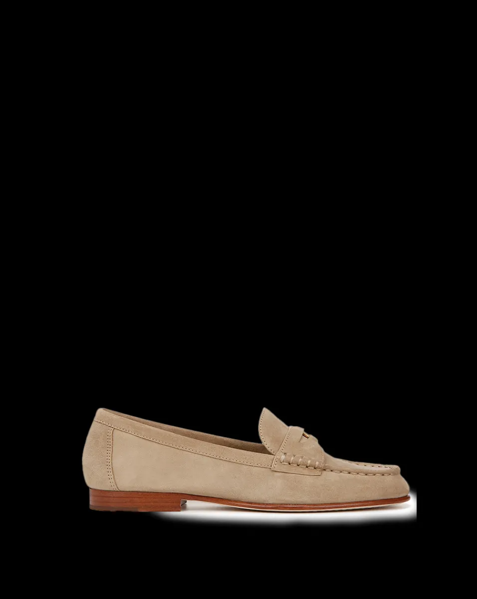 Penny Suede Loafer in>Veronica Beard