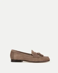 Penny Suede Tassel Loafer in>Veronica Beard Discount