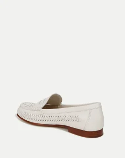 Penny Woven Leather Loafer><noscript><img width=