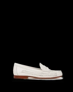 Penny Woven Leather Loafer><noscript><img width=