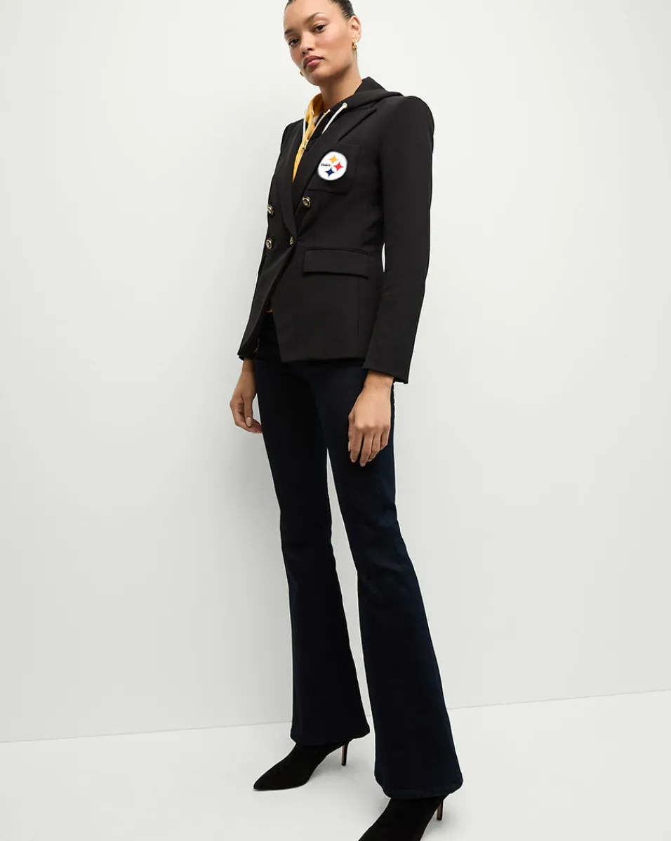 Pittsburgh Steelers Dickey Jacket in Black/Gold>Veronica Beard New