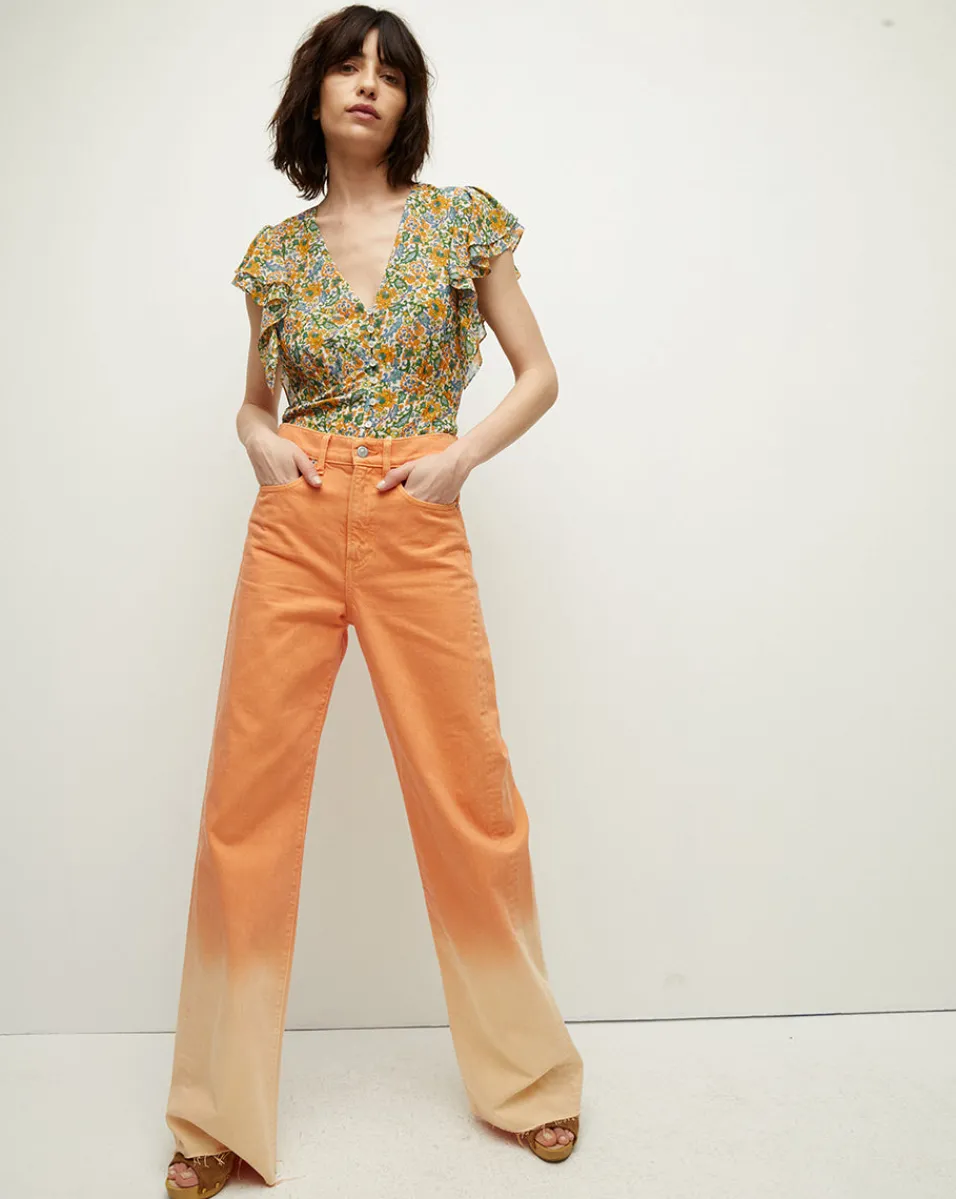 Polly Floral Top>Veronica Beard Outlet