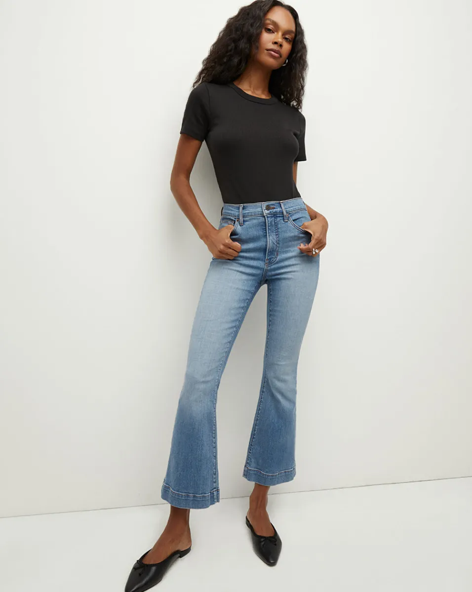 Pruitt Ribbed Tee>Veronica Beard Best