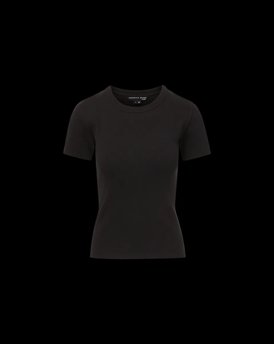Pruitt Ribbed Tee>Veronica Beard Best