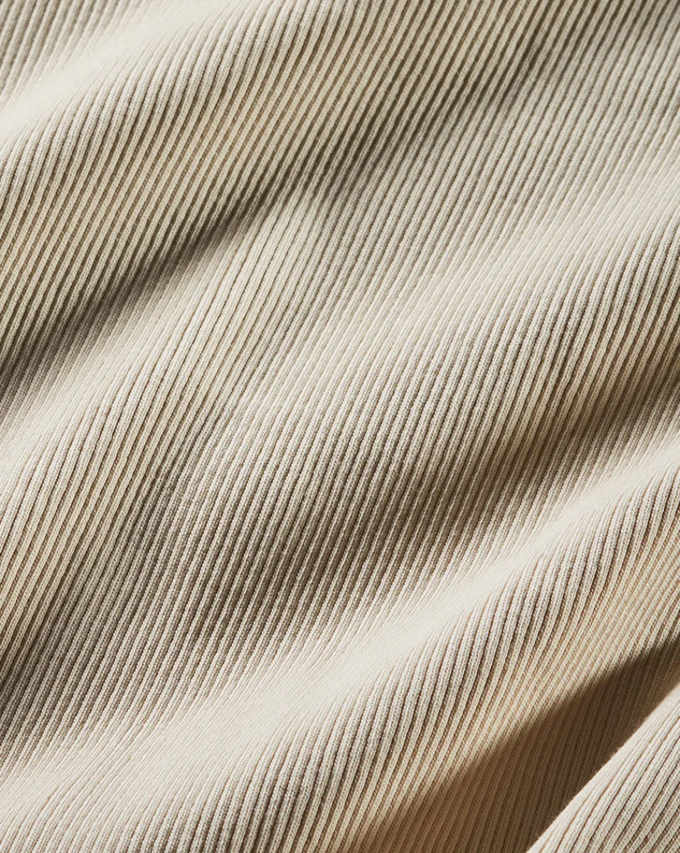 Pruitt Ribbed Tee in>Veronica Beard