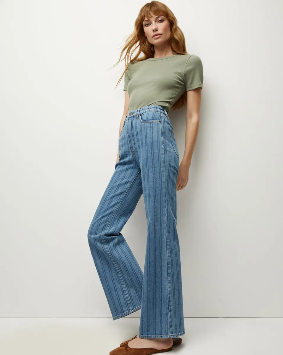 Pruitt Ribbed Tee in>Veronica Beard New