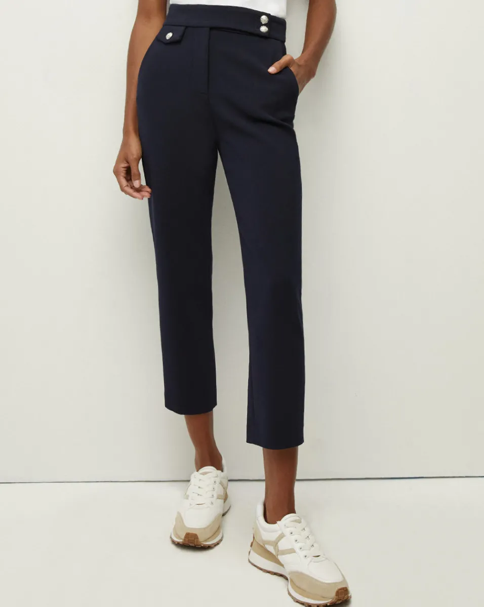 Renzo Slim-Leg Pant>Veronica Beard New