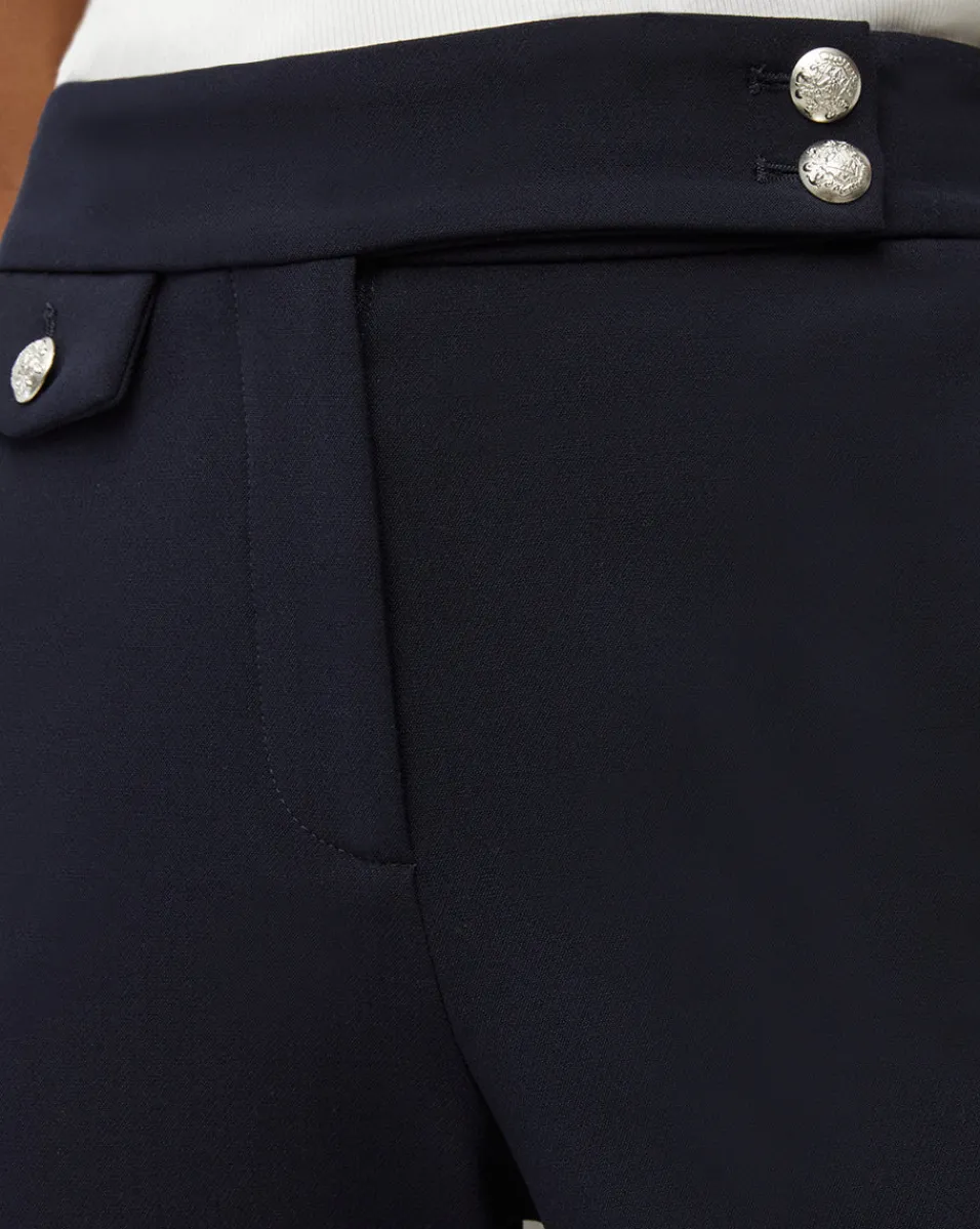 Renzo Slim-Leg Pant>Veronica Beard New