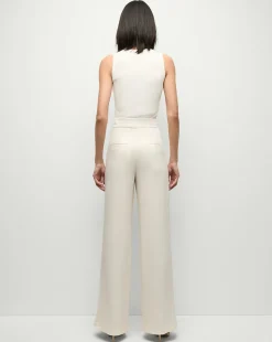 Robinne Wide-Leg Pants in Cream><noscript><img width=