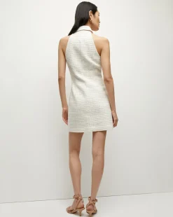 Roxanne Tweed Dress in Ivory Multi><noscript><img width=