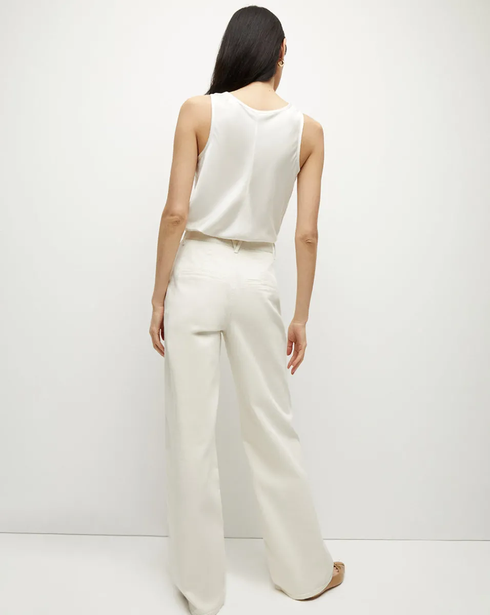 Sabrina Crepe Tank in>Veronica Beard Sale